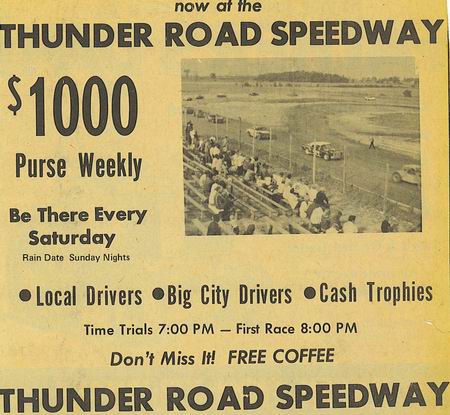 Thunder Road Speedway - FROM TONI CRAIG